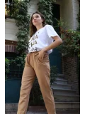 Jogger Pantolon- SÜTLÜ KAHVE