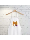 M Harfi Tasarımlı Mutfak Önlüğü
