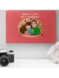 Romantik Tasarımlı Mini Kanvas Tablo - No12