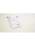 Sema Bebe Yenidoğan Kurdelalı Bebek Şapka - Beyaz