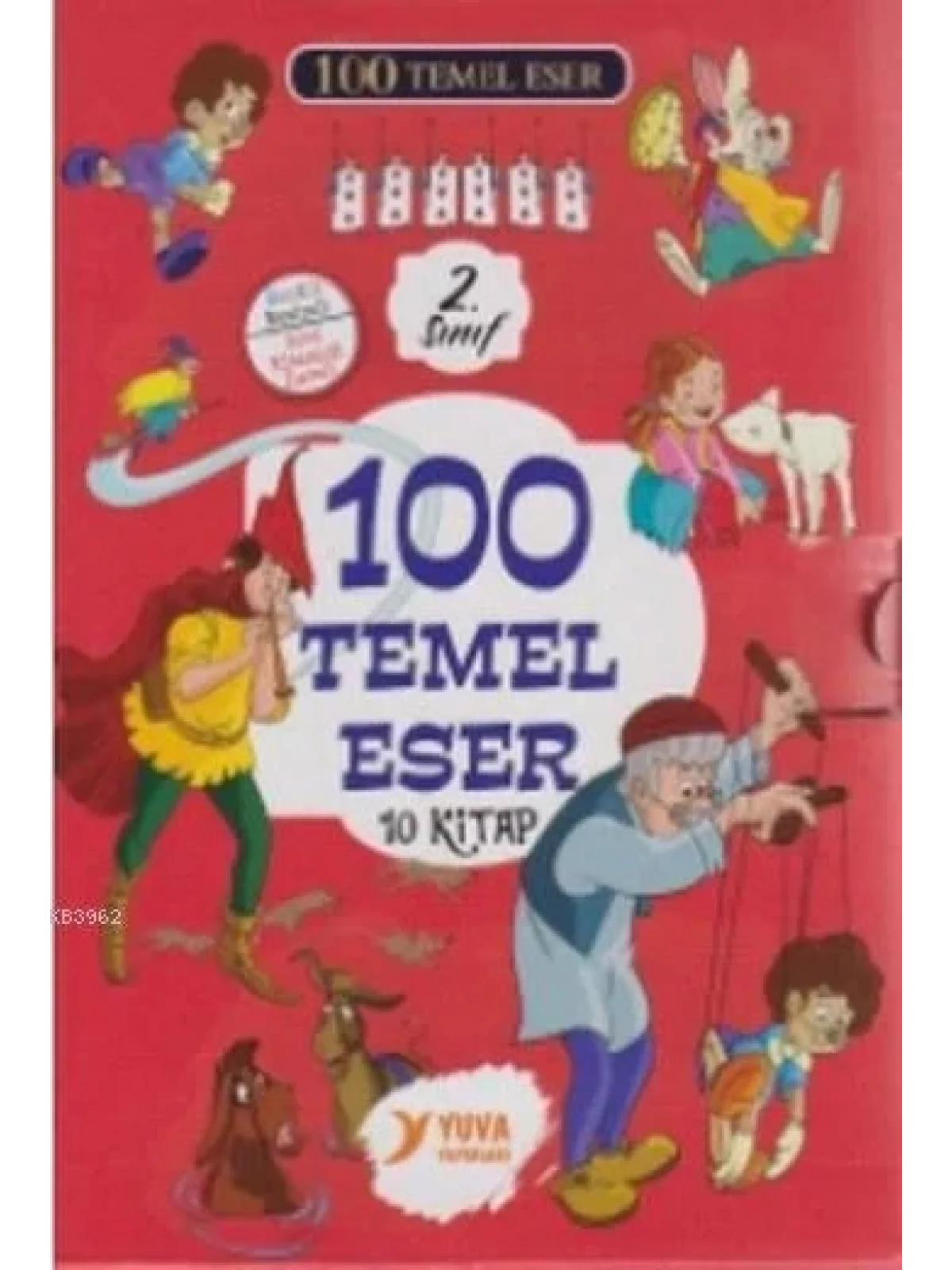 100 Temel Eser 2. Sınıf 10 Kitap Takım