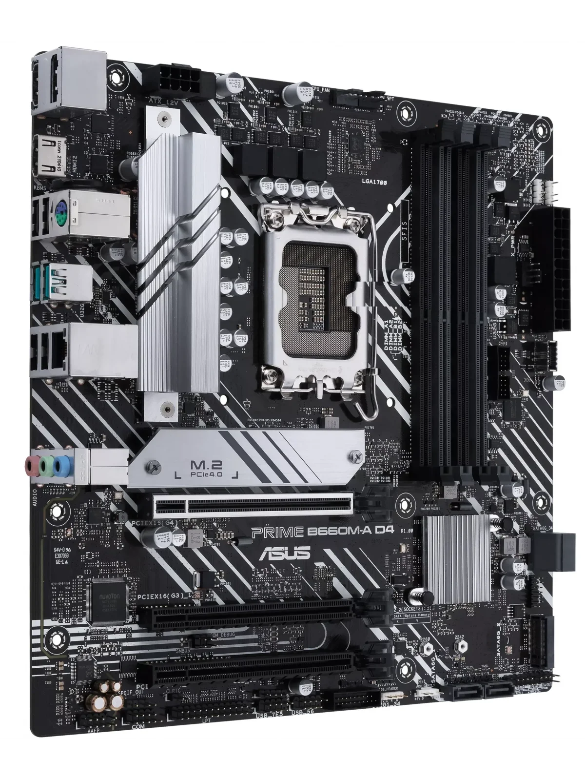 ASUS PRIME B660M-A D4 DDR4 5333(OC) HDMI DP M.2 mATX 1700P