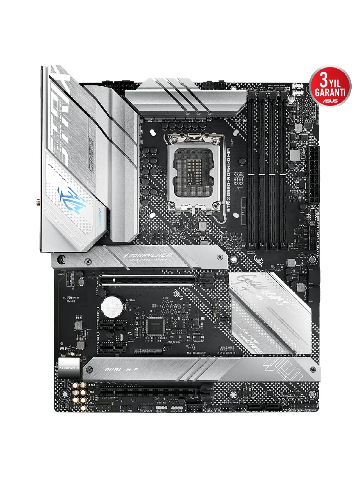 ASUS ROG STRIX B660-A GAMING WIFI 6000Mhz(O.C) DDR5 HDMI DP M.2 1700p