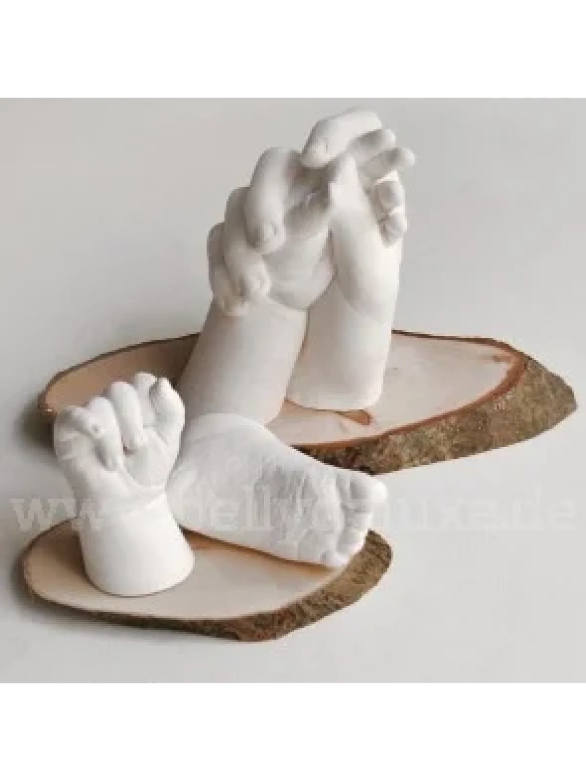 Bebek - Çocuk El - Ayak İzi Minik Heykel Seti