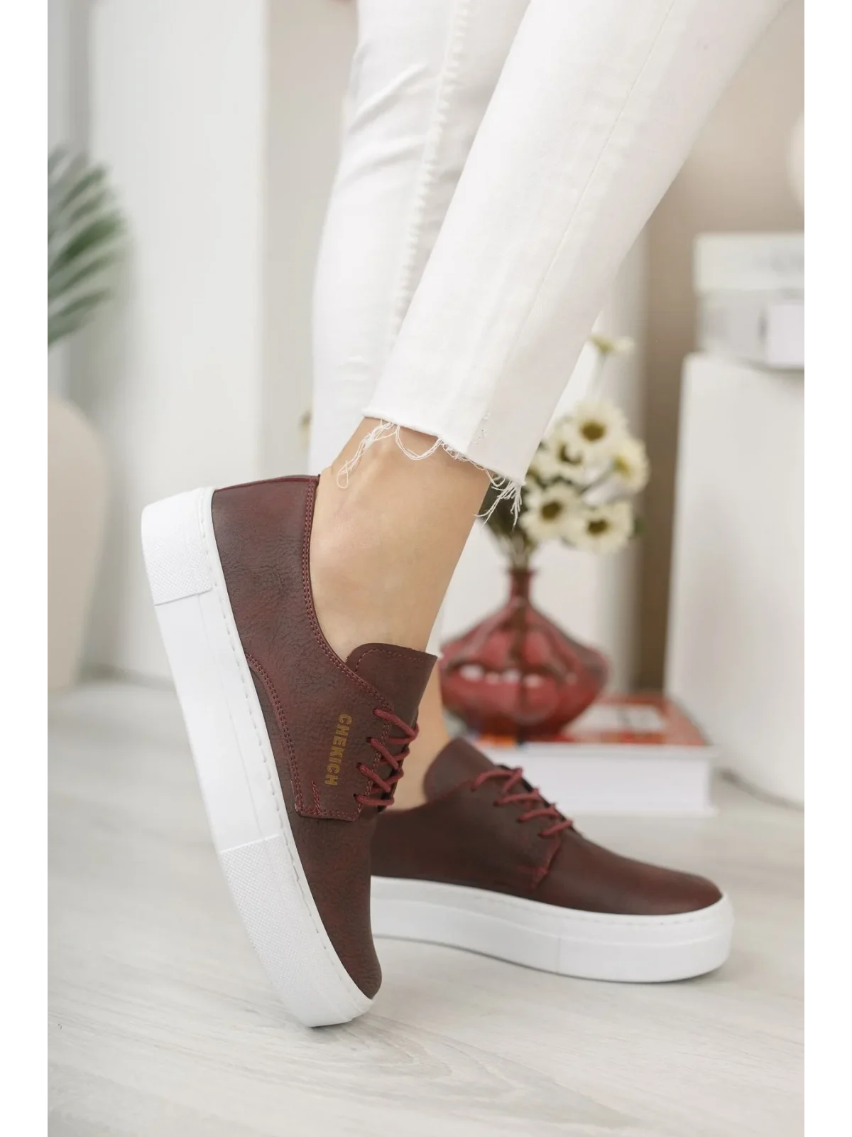 CH005 BT Kadın Ayakkabı BORDO