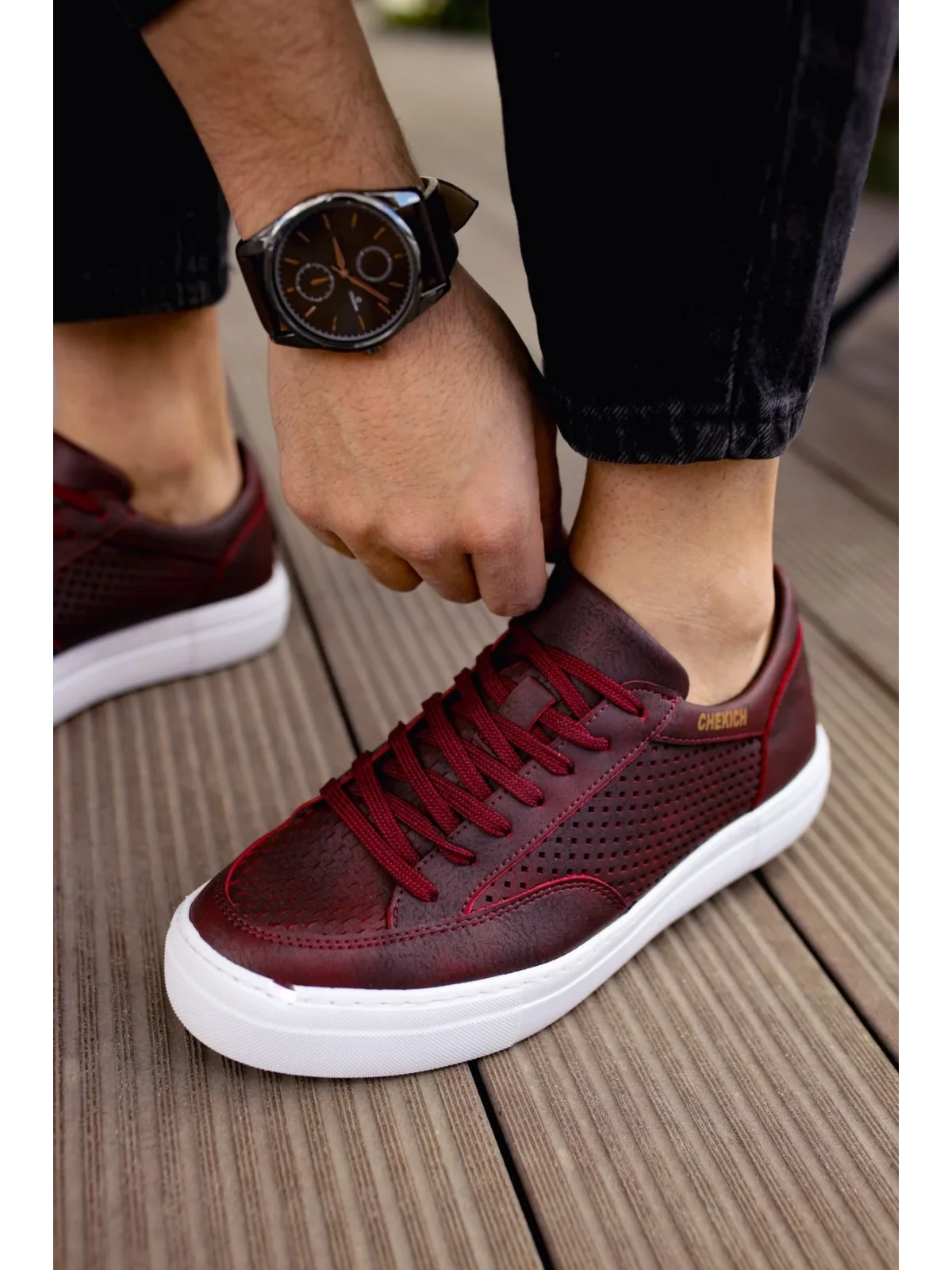 CH015 BT Erkek Ayakkabı BORDO