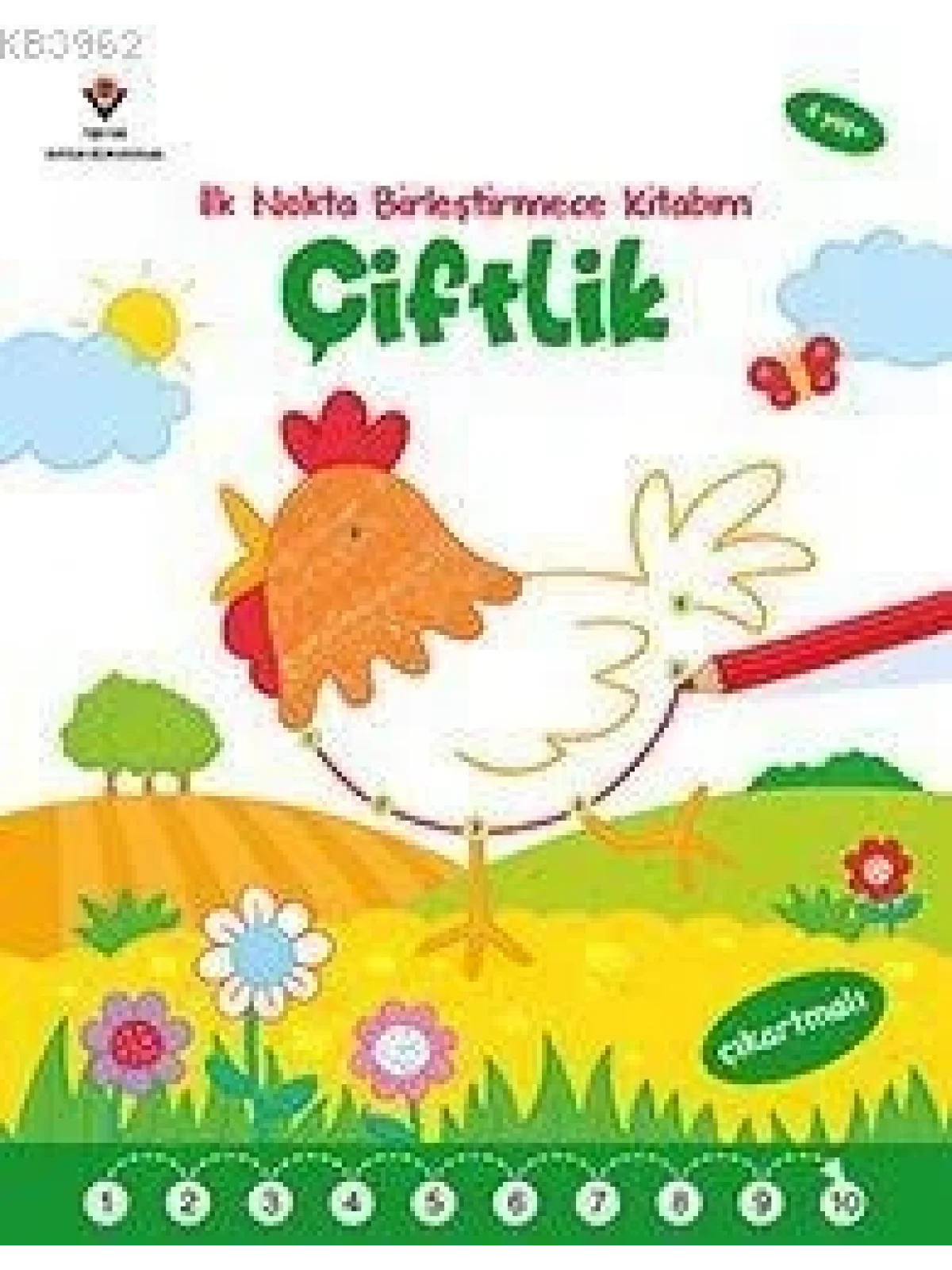İlk Nokta Birleştirmece Kitabım - Çiftlik 4 Yaş