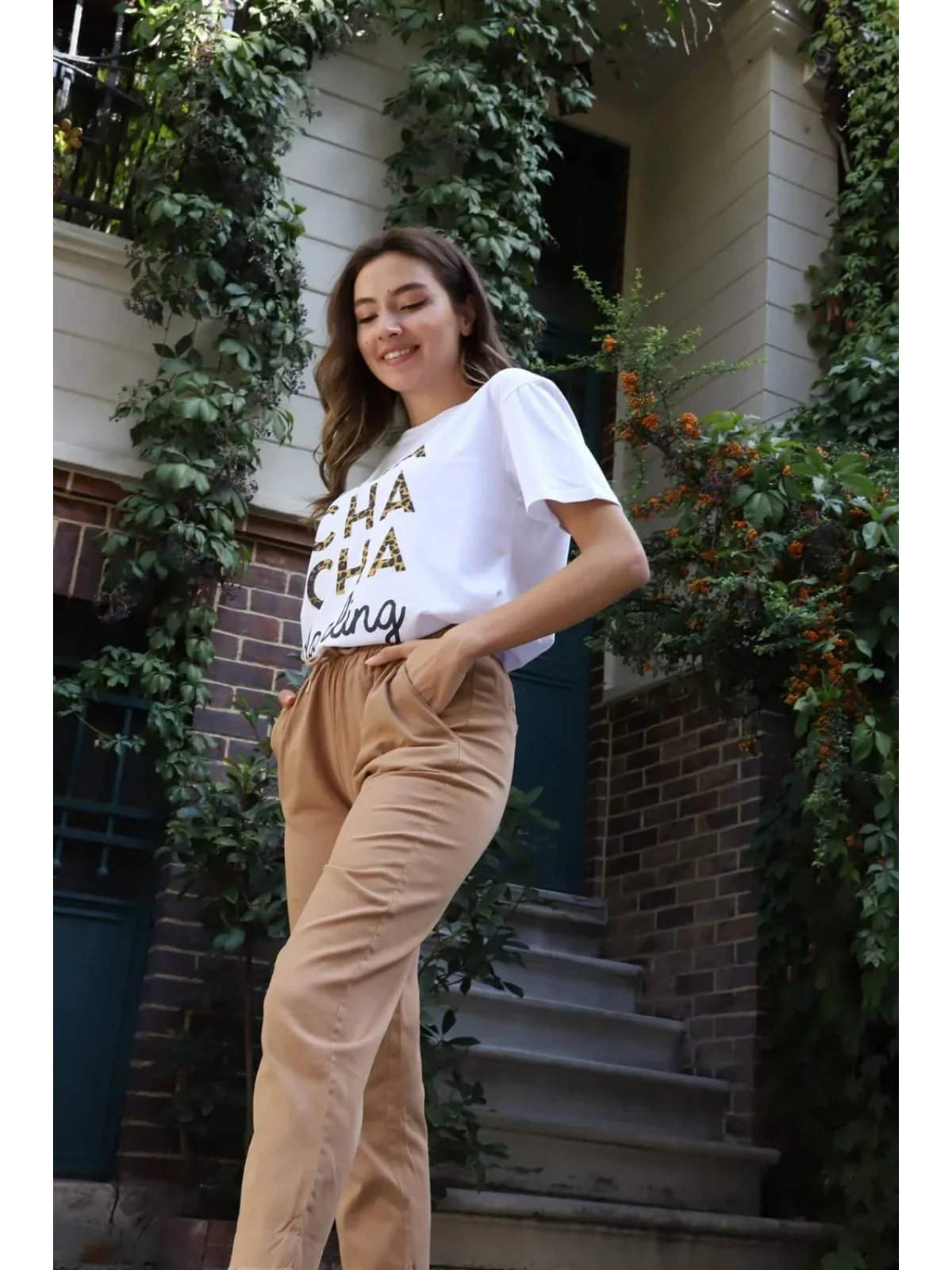 Jogger Pantolon- SÜTLÜ KAHVE