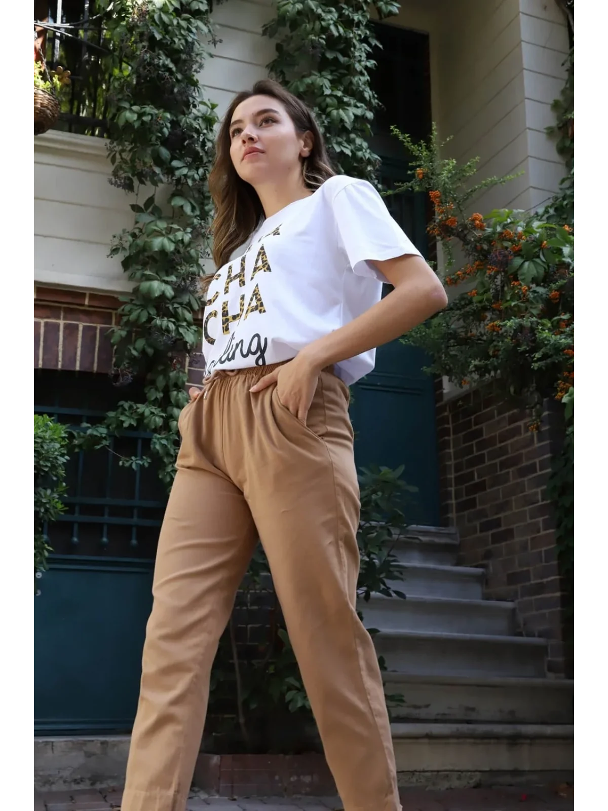 Jogger Pantolon- SÜTLÜ KAHVE