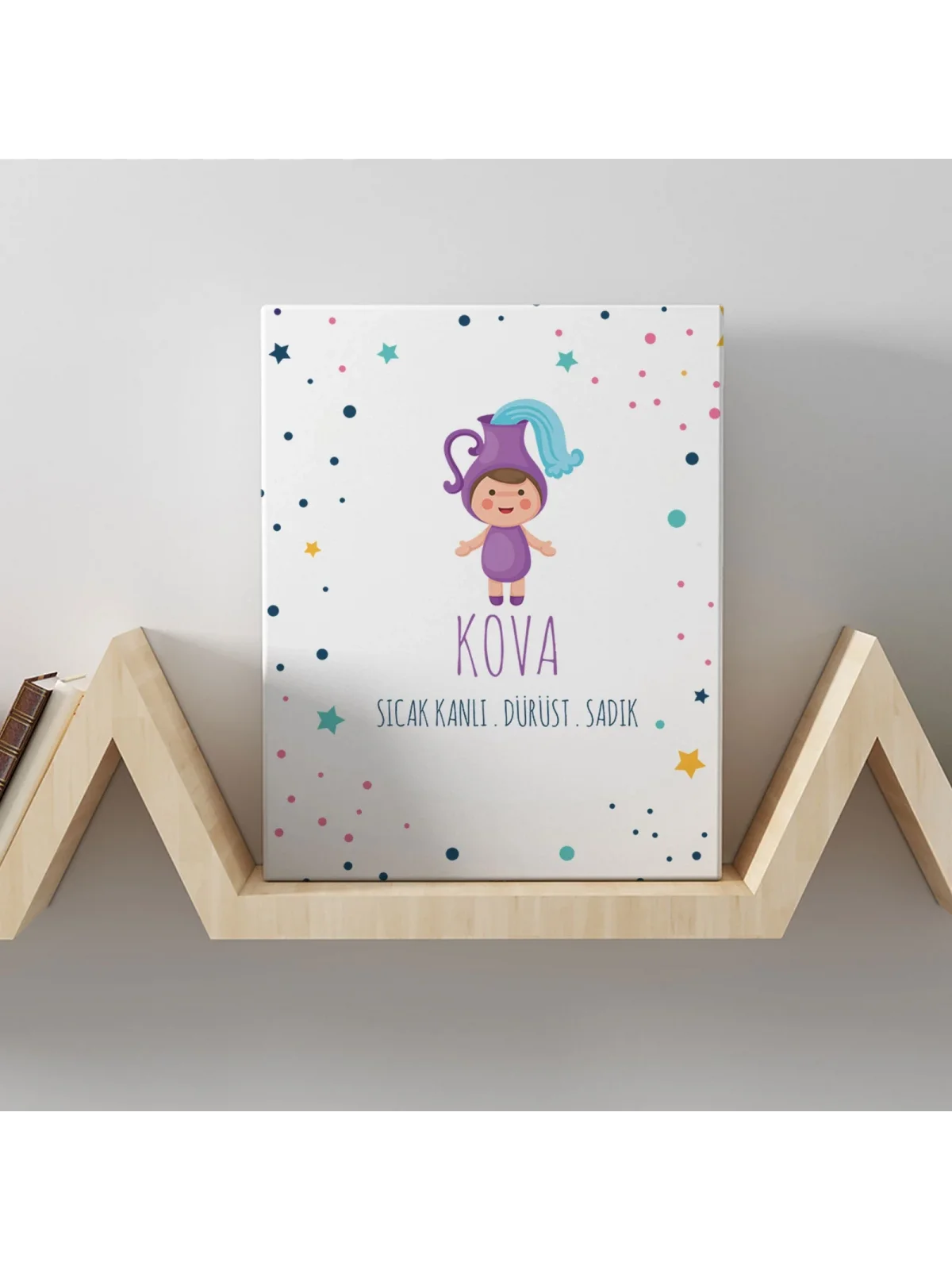 Kova Burcuna Özel Tasarım Kanvas  Tablo