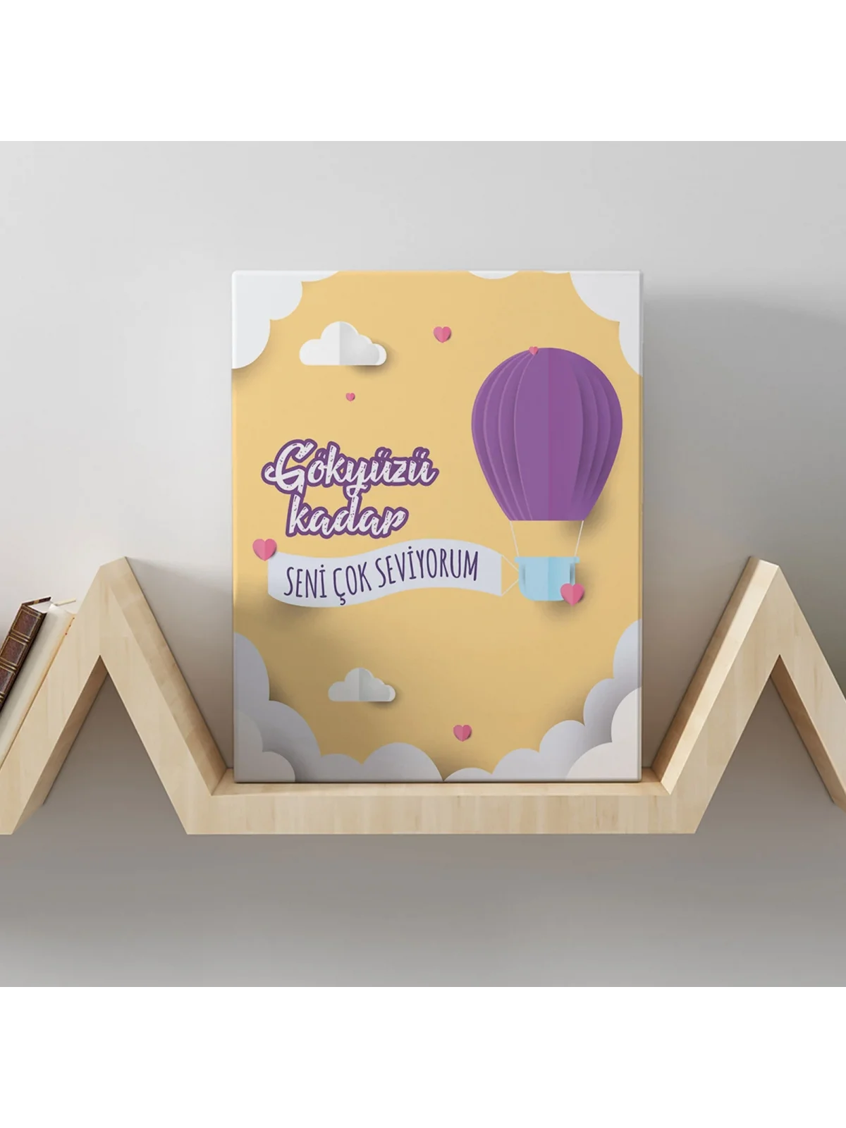 Romantik Tasarımlı Mini Kanvas Tablo - No19