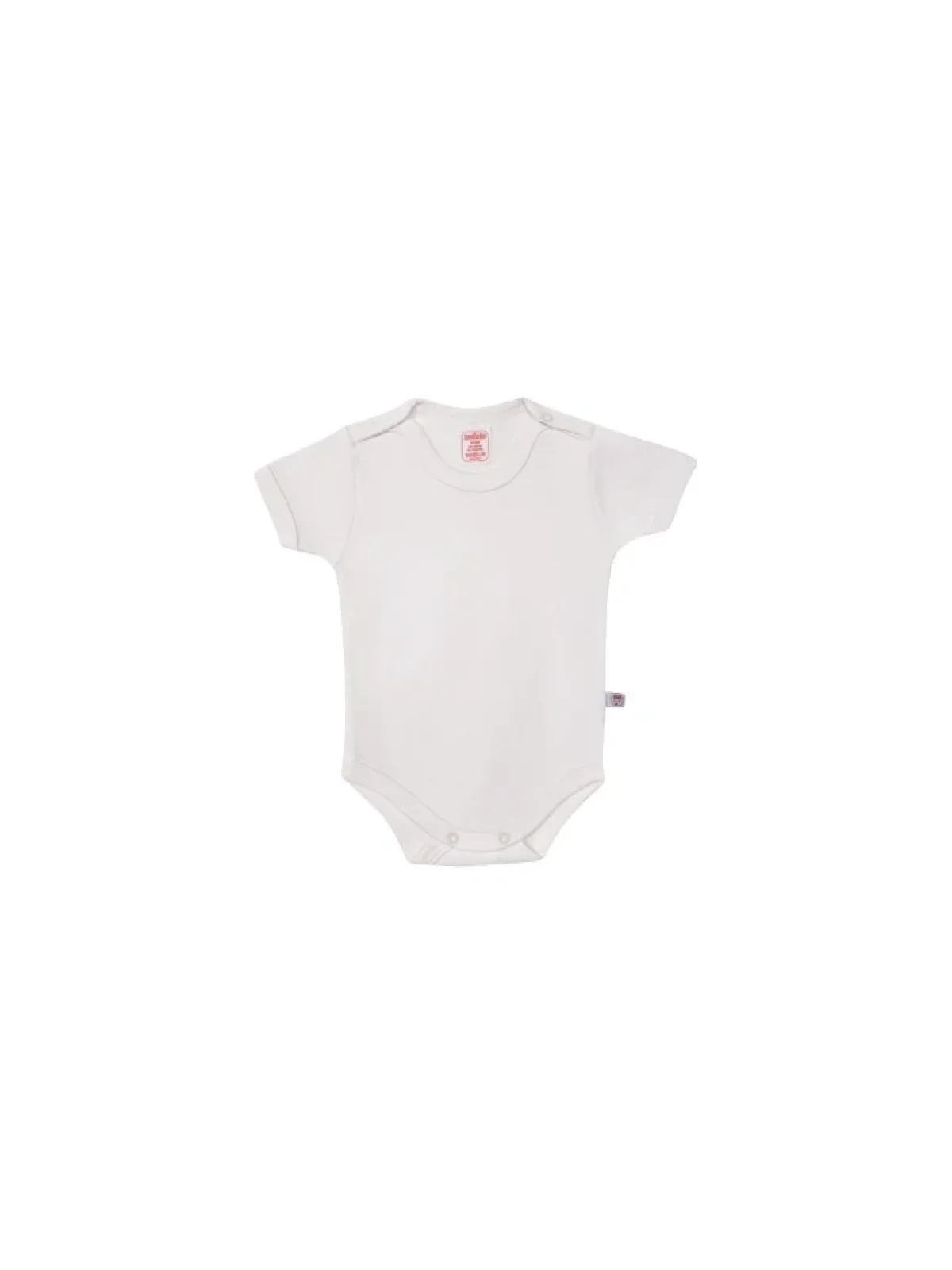 Sevi Bebe Şardonlu Yarım Kollu Body - Krem 6 Ay