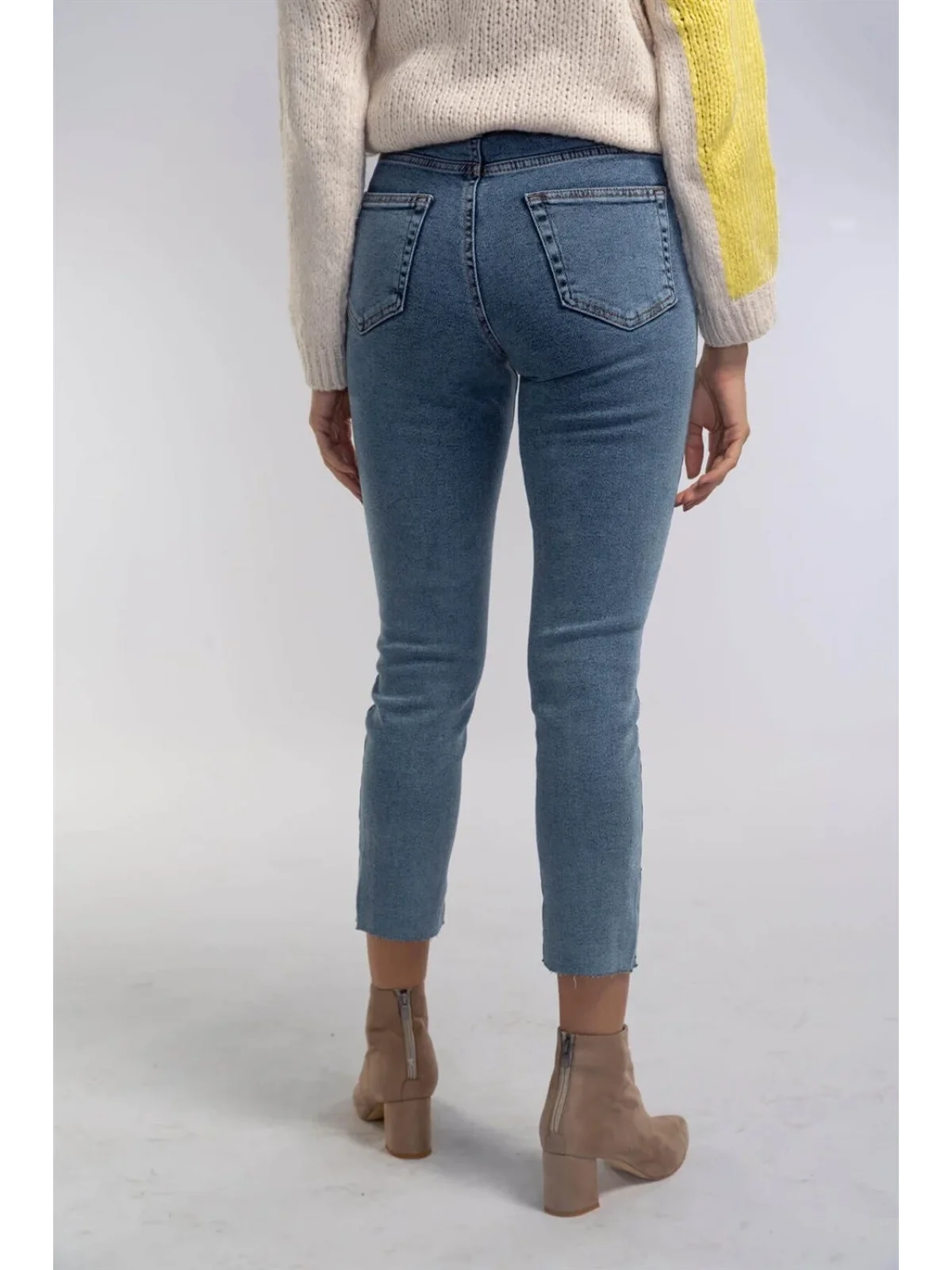 Slim Fit Jean Pantolon-MAVİ