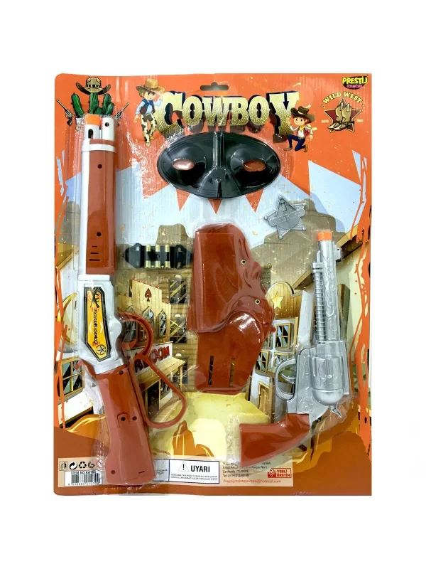 Cowboy Kılıflı Kartela Kovboy Seti