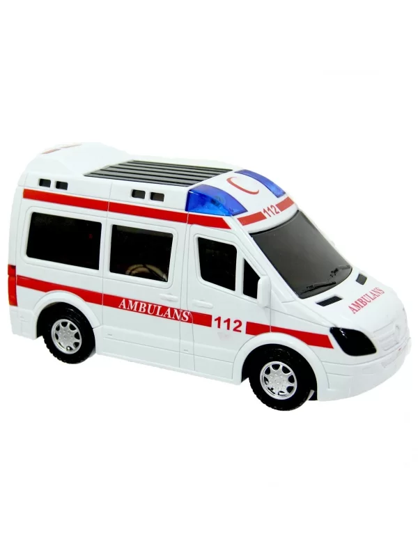 Işıklı Sesli Pilli Ambulans