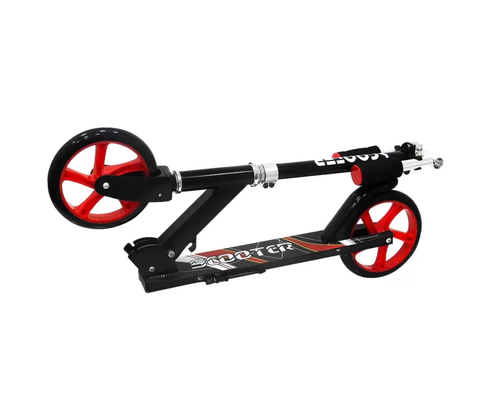 2 Tekerlekli Metal Scooter Siyah-Beyaz