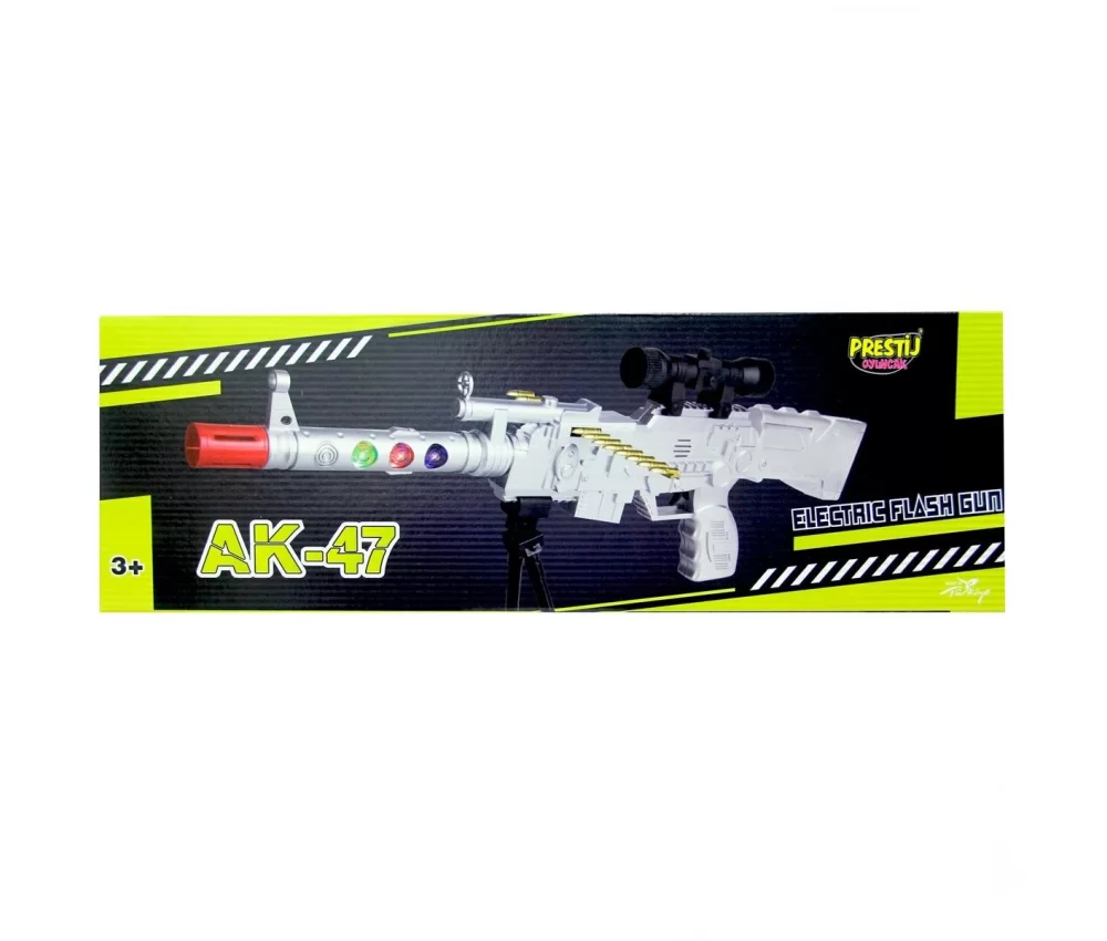 AK-47 Electric Flash Gun  Işıklı Sesli Tüfek