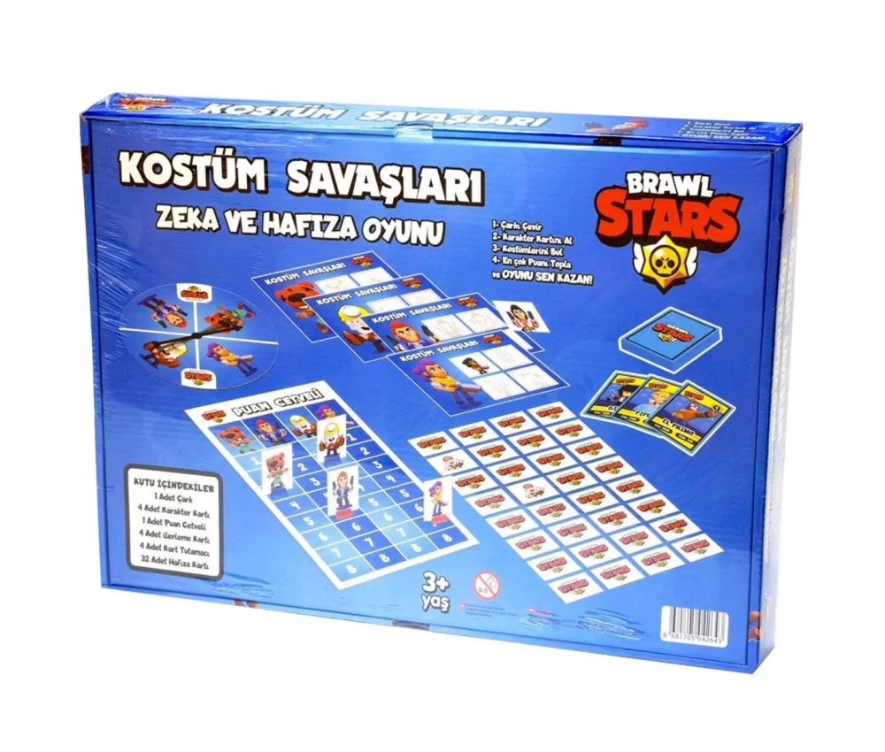 Brawl Stars Kostüm Savaşları Zeka ve Hafıza Oyunu