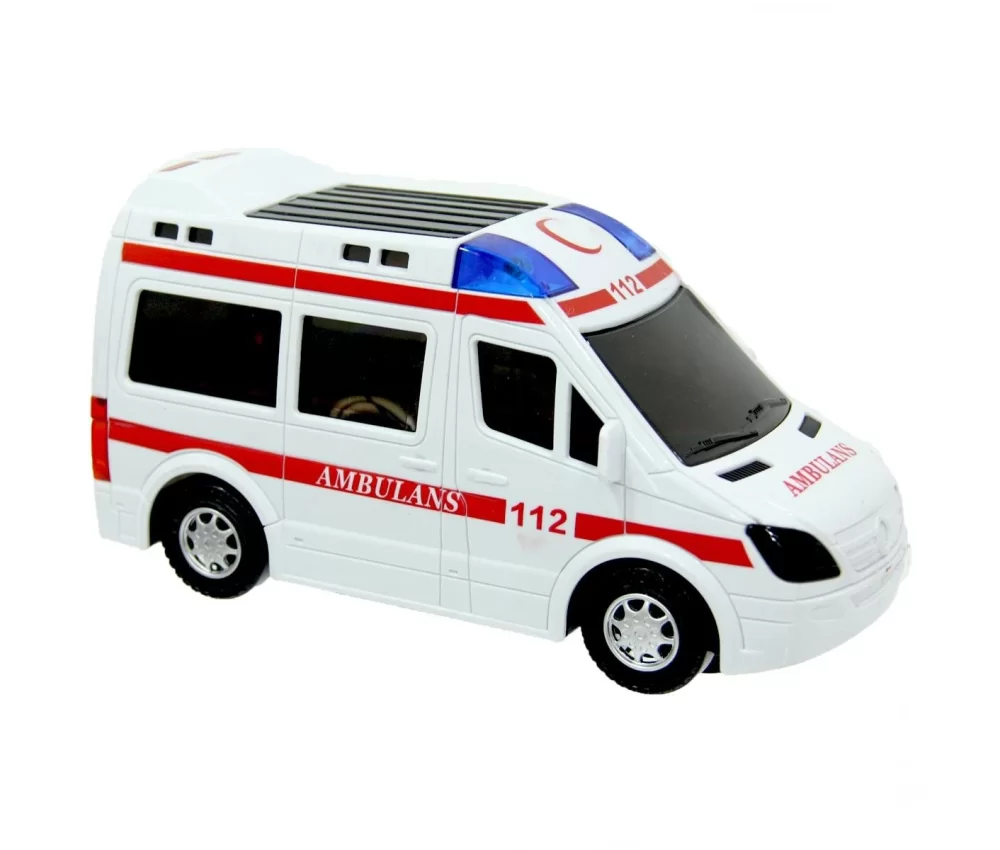 Işıklı Sesli Pilli Ambulans