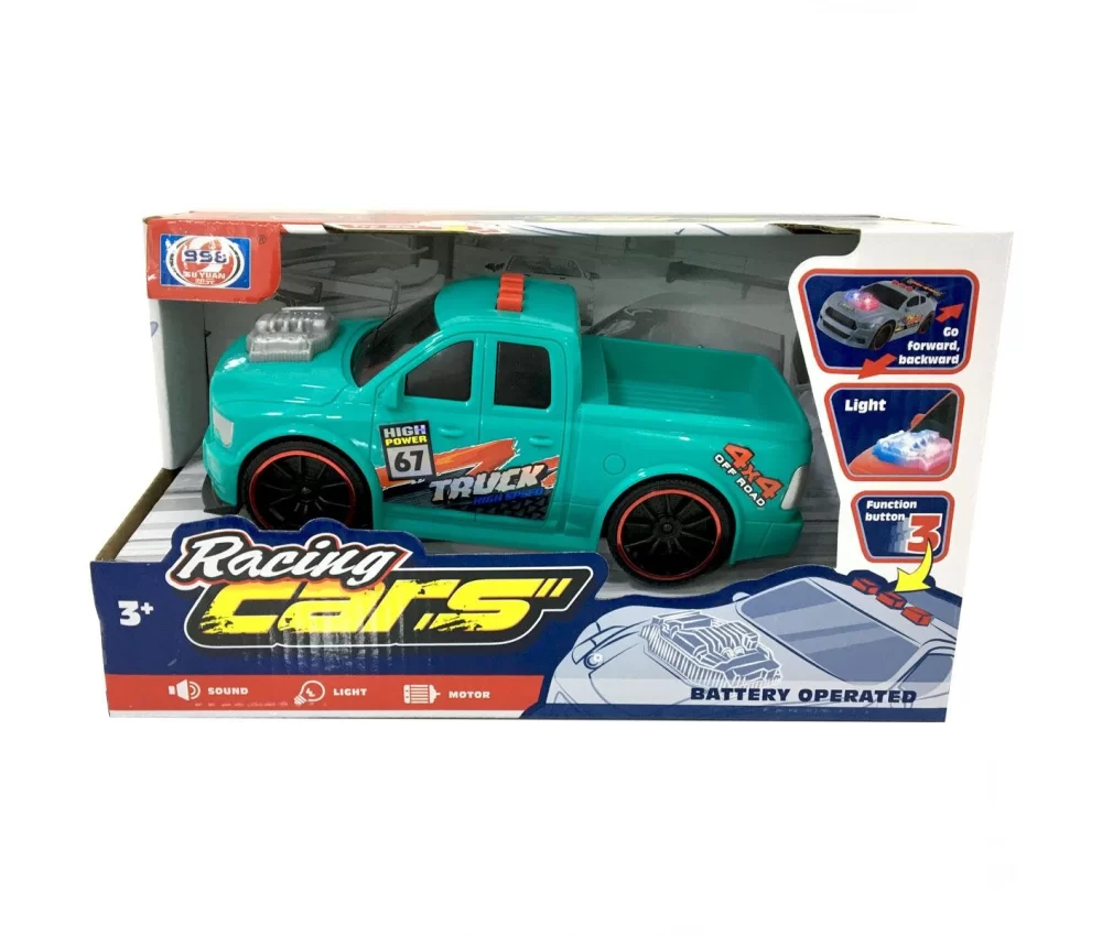 Racing Cars Işıklı Sesli Pilli Jeep