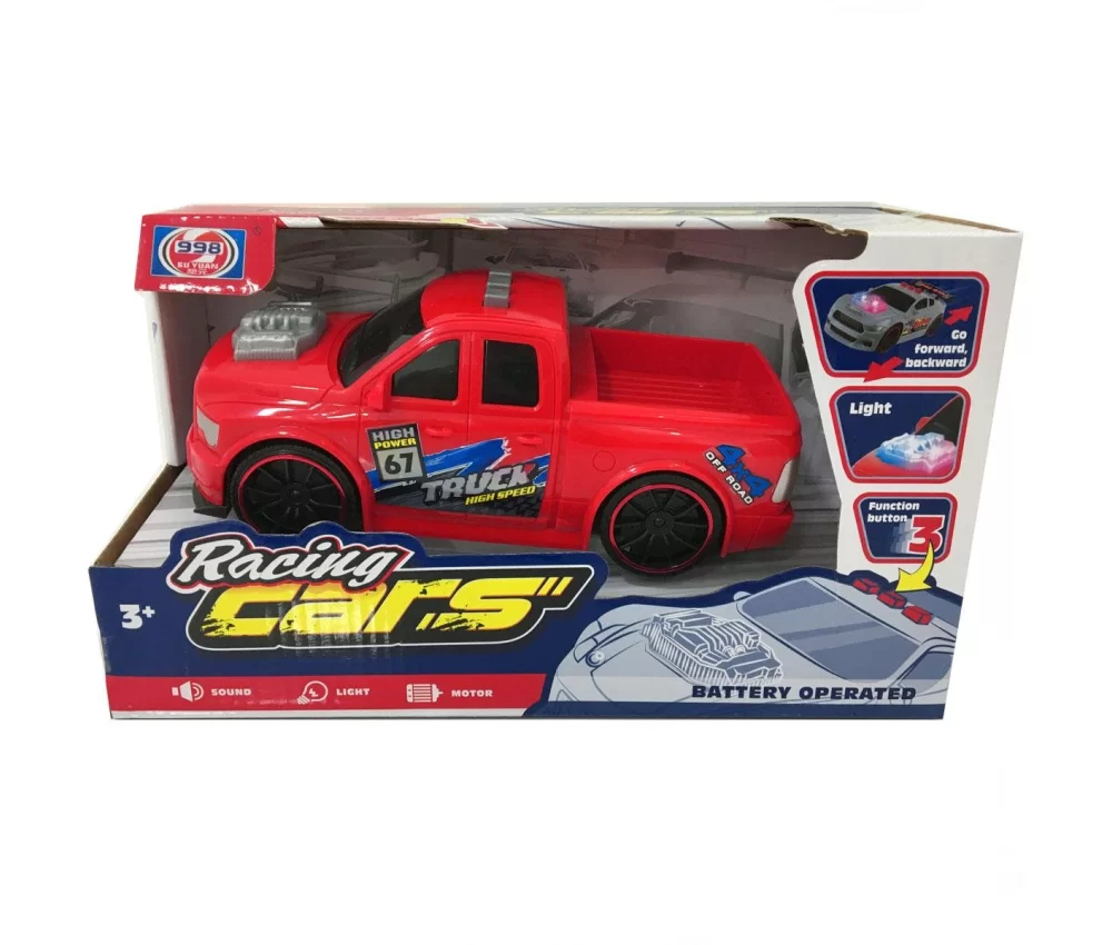 Racing Cars Işıklı Sesli Pilli Jeep