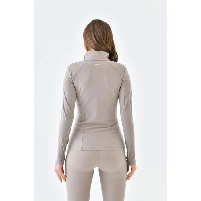 Ekru Comfort Light Warm Ceket Sporcu Hırkası