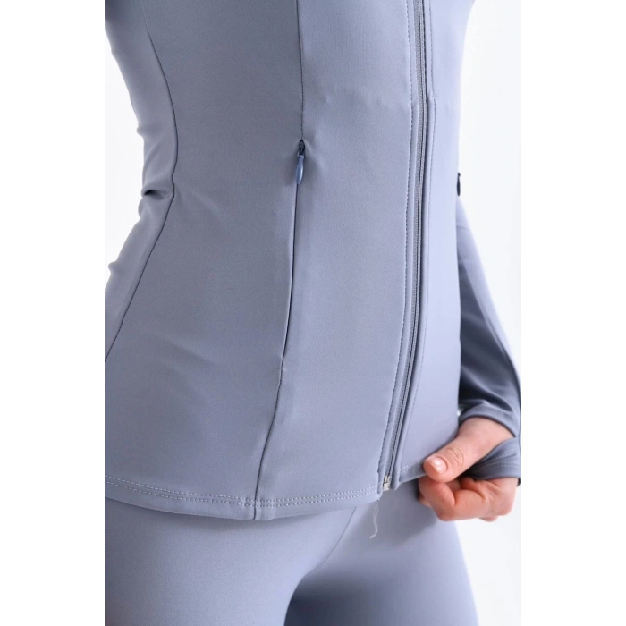 Gri Comfort Light Warm Ceket Sporcu Hırkası