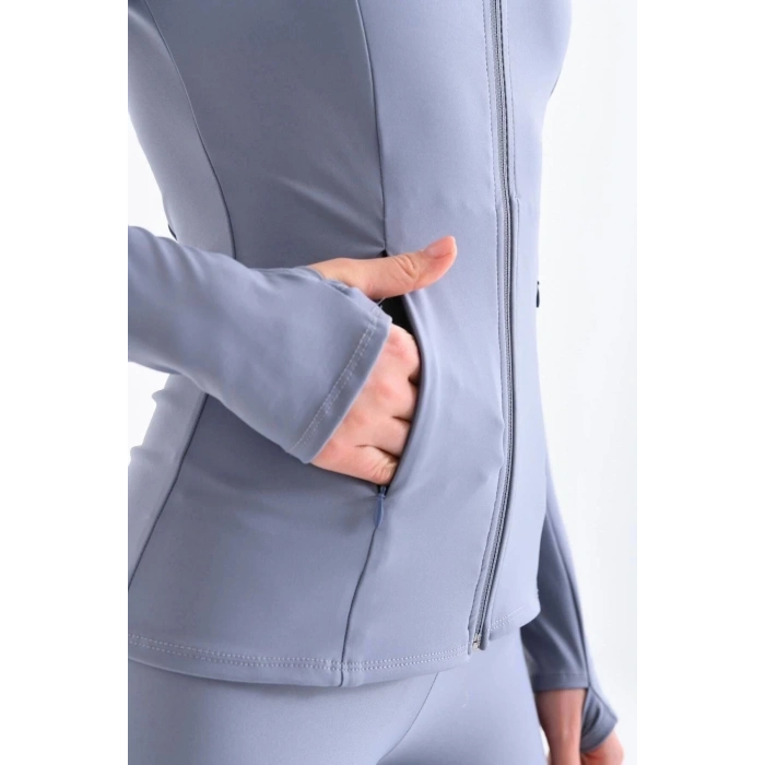 Gri Comfort Light Warm Ceket Sporcu Hırkası