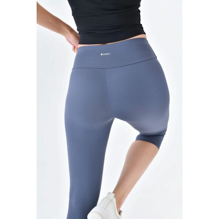 Yüksek Bel Toparlayıcı Diz Altı Kapri Tayt Capri