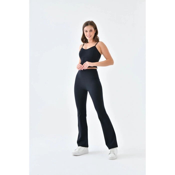 Yüksel Bel Toparlayıcı İspanyol Paça Tayt