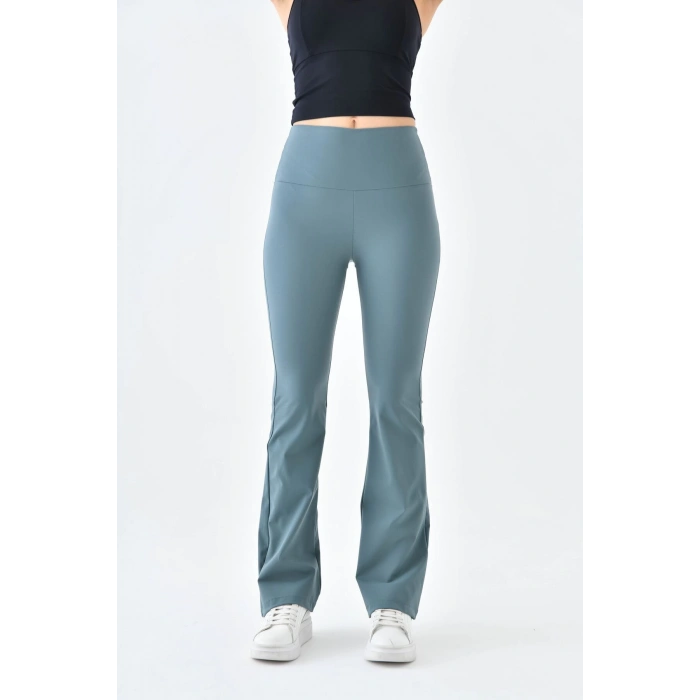 Yüksel Bel Toparlayıcı İspanyol Paça Tayt