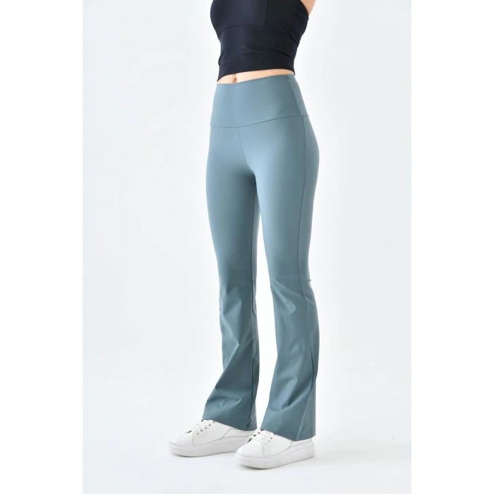 Yüksel Bel Toparlayıcı İspanyol Paça Tayt