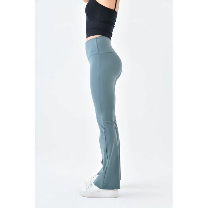 Yüksel Bel Toparlayıcı İspanyol Paça Tayt