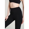 Siyah Yüksel Bel Toparlayıcı Tayt Ultra Esnek Ultra Hafif Elit Spor Tayt