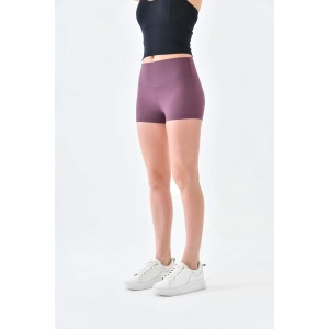 Kadın Kısa Tayt Biker Şort Yüksek Bel Toparlayıcı Biker Şort Kısa Spor Tayt