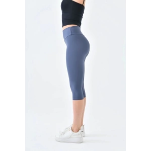 Yüksek Bel Toparlayıcı Diz Altı Kapri Tayt Capri