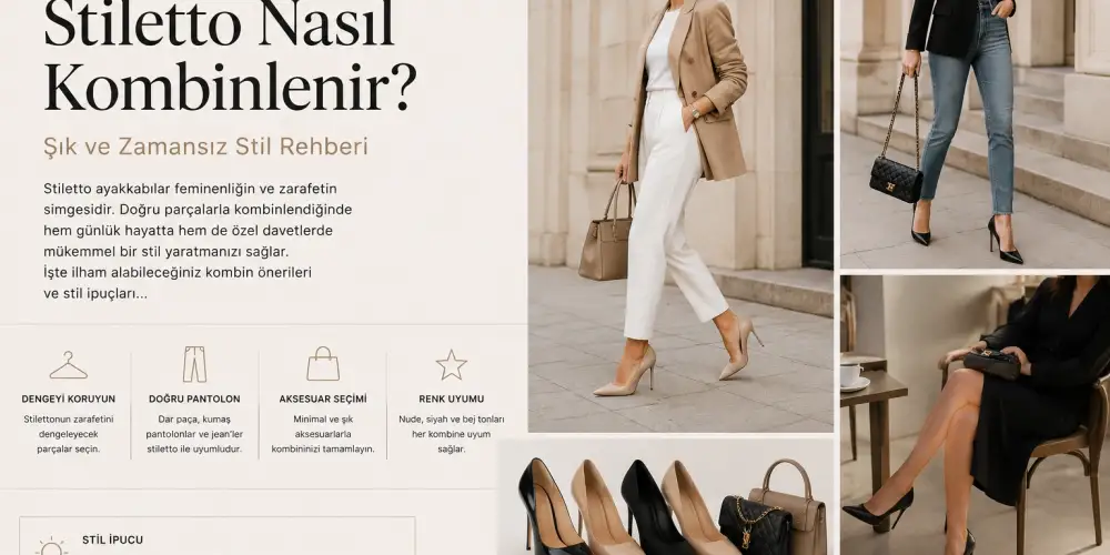 Stiletto Nasıl Kombinlenir? Zarif, Güçlü ve Şık Görünmenin İnce Rehberi