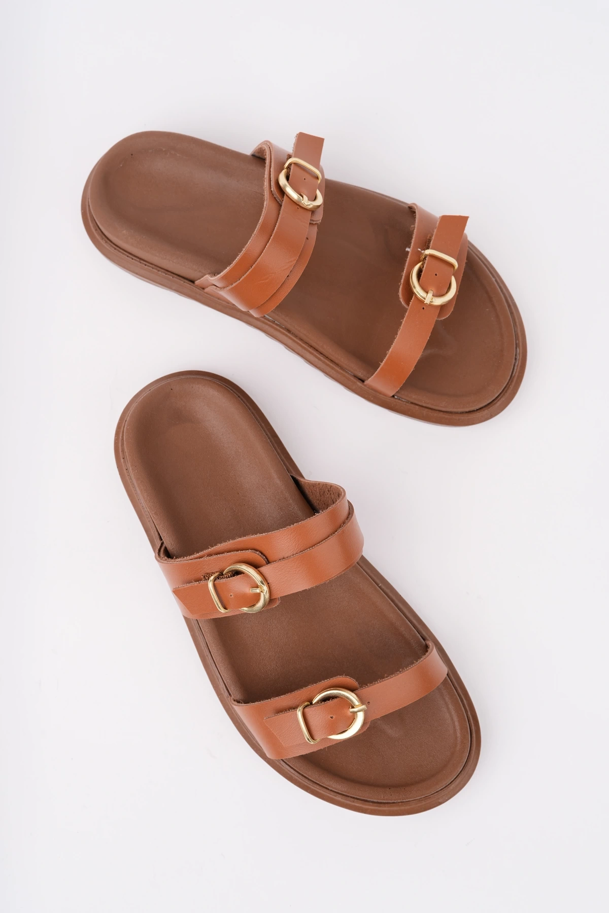 Kadın Taba Günlük Çift Kat Rahat Taban Sandalet Terlik