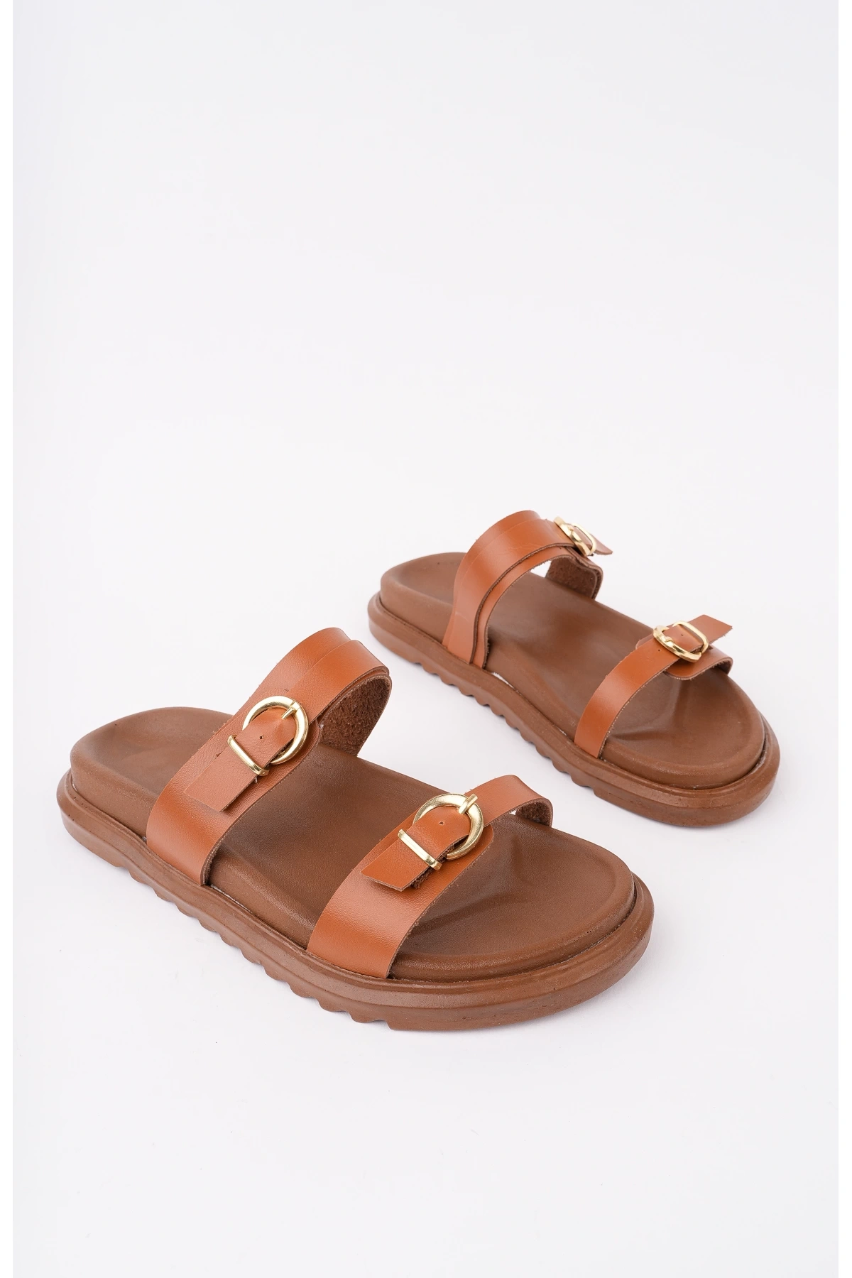 Kadın Taba Günlük Çift Kat Rahat Taban Sandalet Terlik