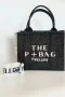 The P+Bag El ve Omuz Büyük Çanta Koyu Gri