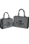 The P+Bag El ve Omuz Küçük Çanta Açık Gri