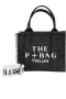 The P+Bag El ve Omuz Küçük Çanta Koyu Gri