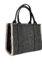 The P+Bag El ve Omuz Küçük Çanta Koyu Gri