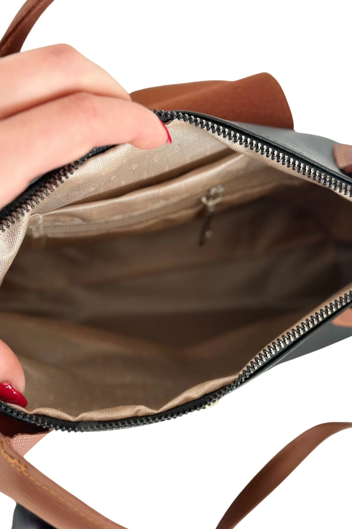 Foon Le Pliage Küçük Omuz Çantası Siyah