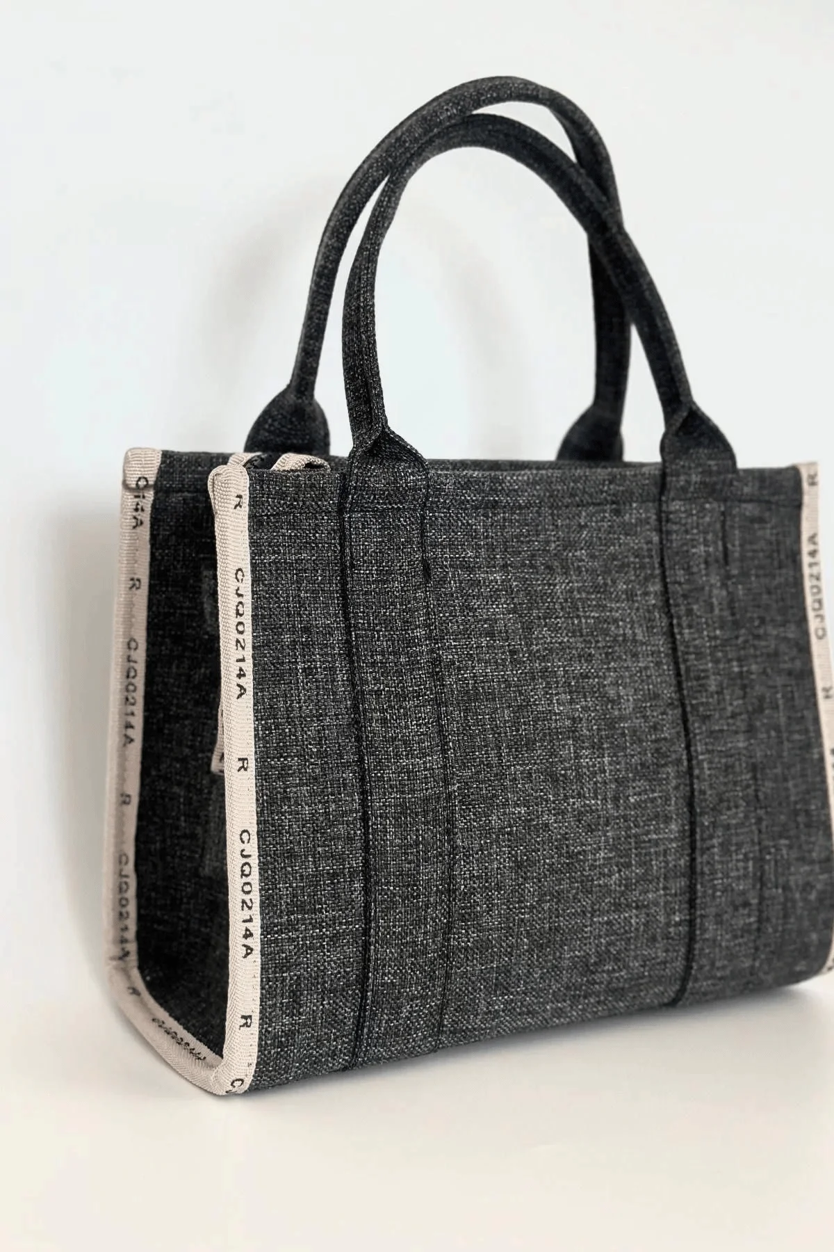 The P+Bag El ve Omuz Büyük Çanta Koyu Gri