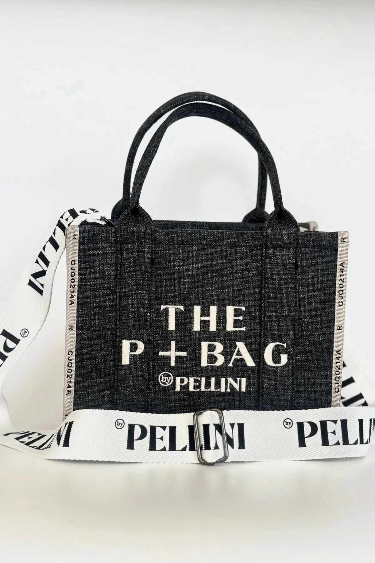 The P+Bag El ve Omuz Büyük Çanta Koyu Gri