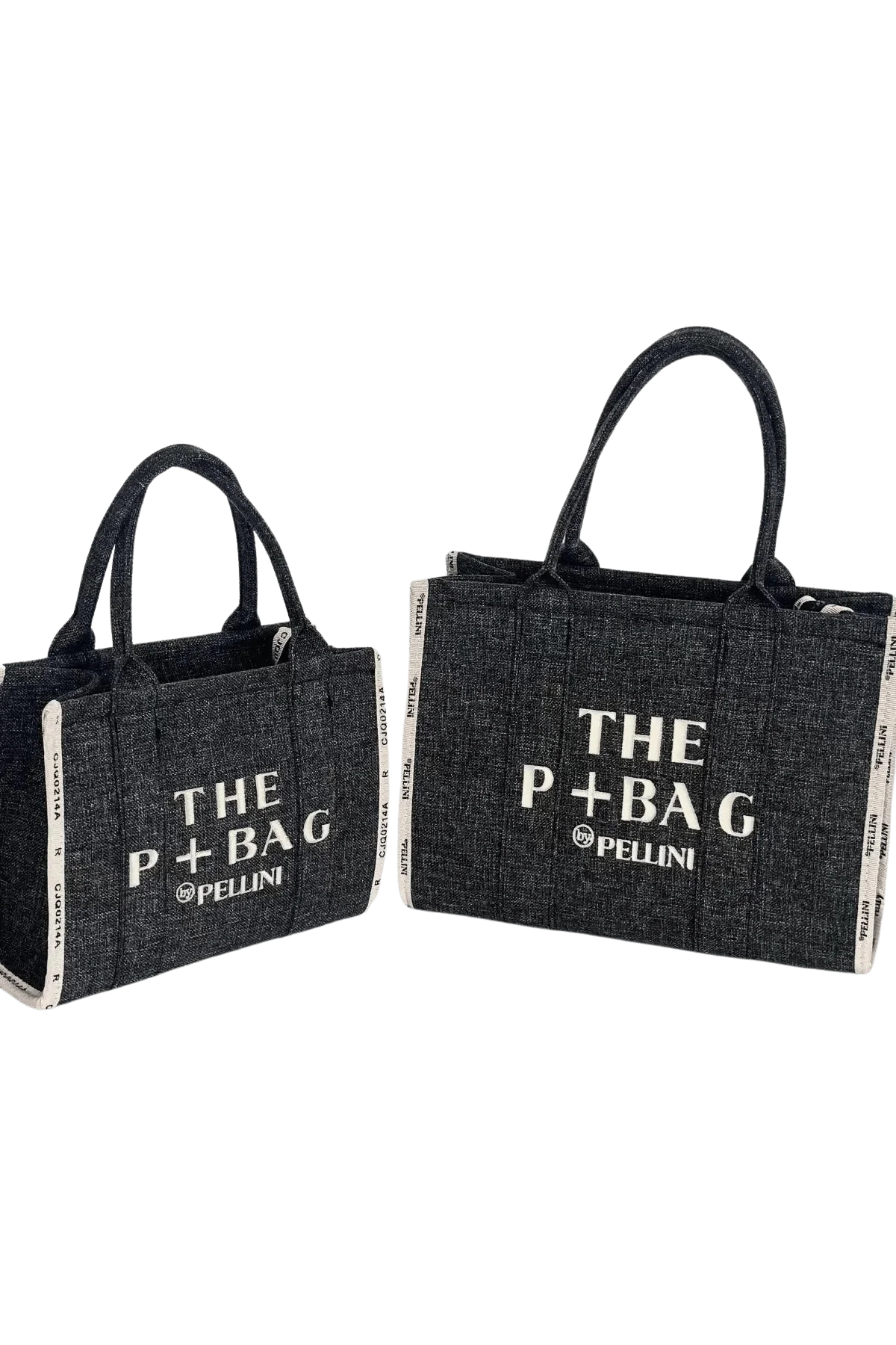 The P+Bag El ve Omuz Küçük Çanta Koyu Gri