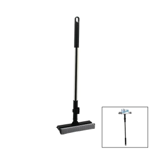 2İN1 BAŞLI=ÇEKPAS - FİLE KAPLI SÜNGER ÇOK AMAÇLI YÜZEY TEMİZLİK MOP - CAMSİL KİLİTLİ UZAYAN METAL SAP=56-94CM (4597)