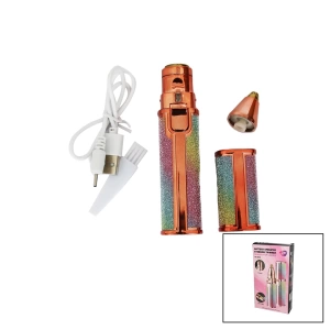 2IN1 BAŞLI - SİMLİ - RUJ MODEL - USB ŞARJLI YANAK - BURUN TÜY ALMA MAKİNESİ (4597)
