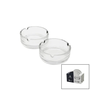 2PCS 10CM CAM - DÜZ YUVARLAK KÜLLÜK (4597)